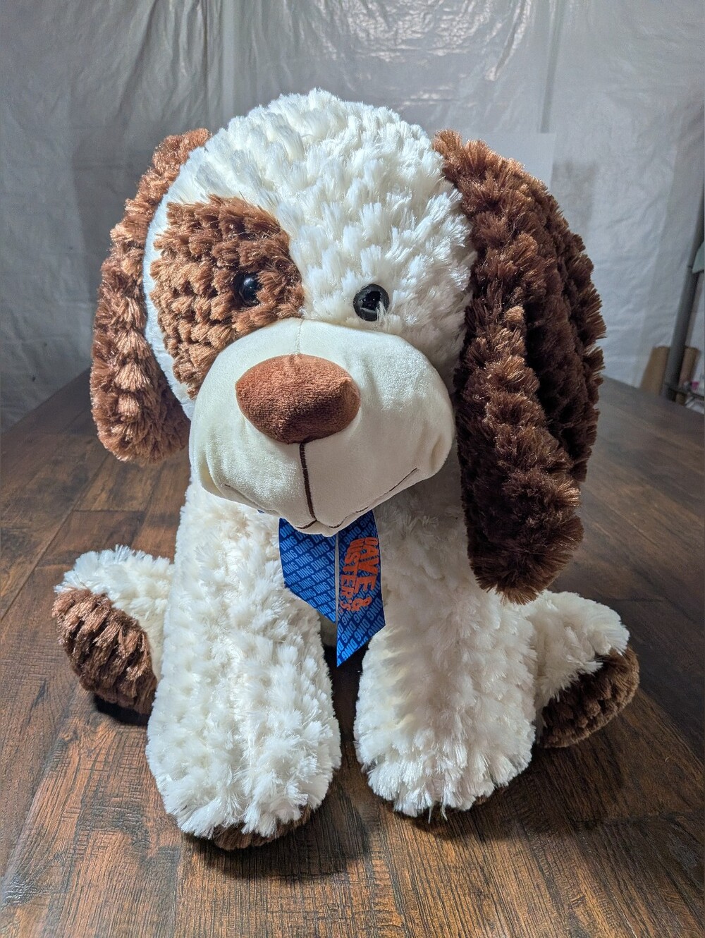 Dave & Buster’s Jumbo Dog Plush Stuffed Animal  Toy Factory Sitting